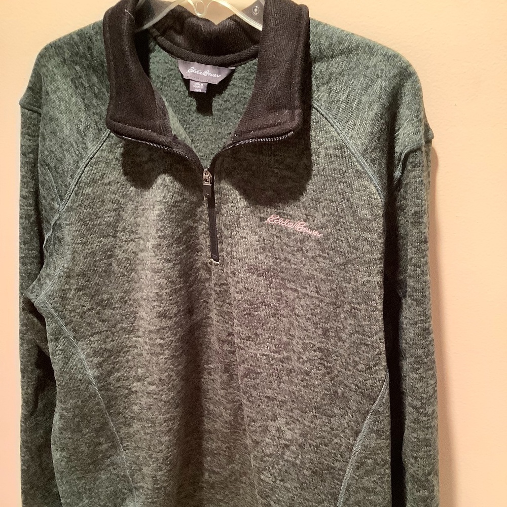 NWOT Men’s Eddie Bauer heavy 1/4 pullover